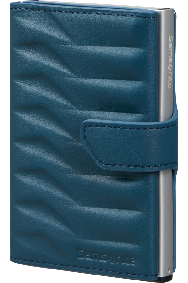 Samsonite Alu Fit Slide-up Wallet Proxis  Petrol Blau