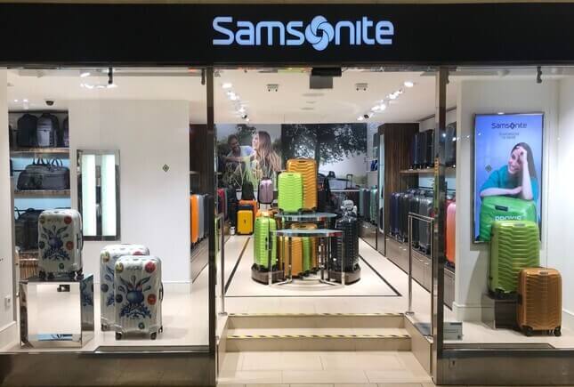 Samsonite luggage store near me sale